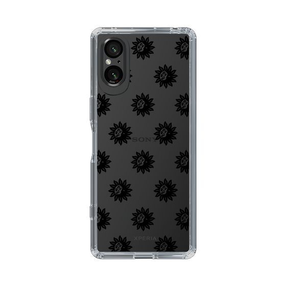 Slim Protection Case［ EVRIS - Sunny Motif - Black ］