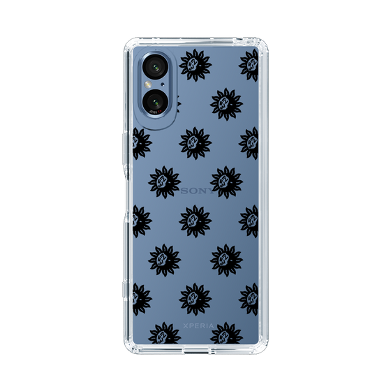Slim Protection Case［ EVRIS - Sunny Motif - Black ］