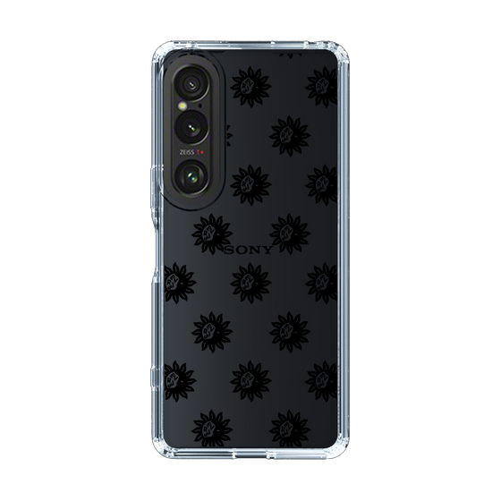 Slim Protection Case［ EVRIS - Sunny Motif - Black ］