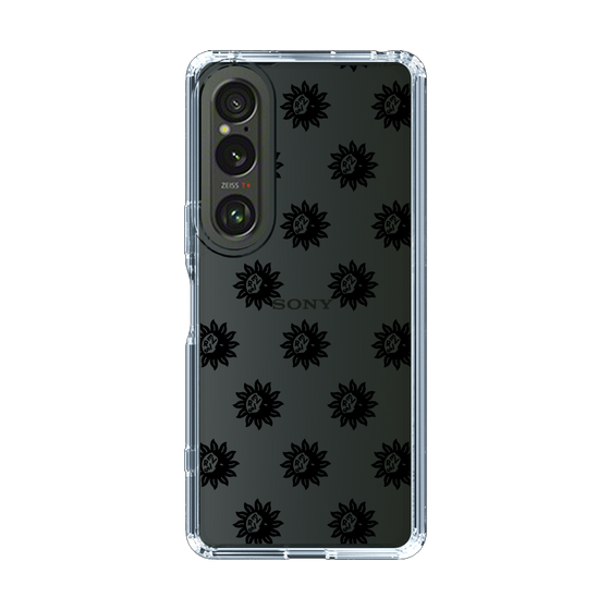 Slim Protection Case［ EVRIS - Sunny Motif - Black ］