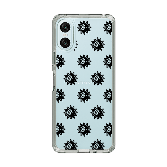 Slim Protection Case［ EVRIS - Sunny Motif - Black ］