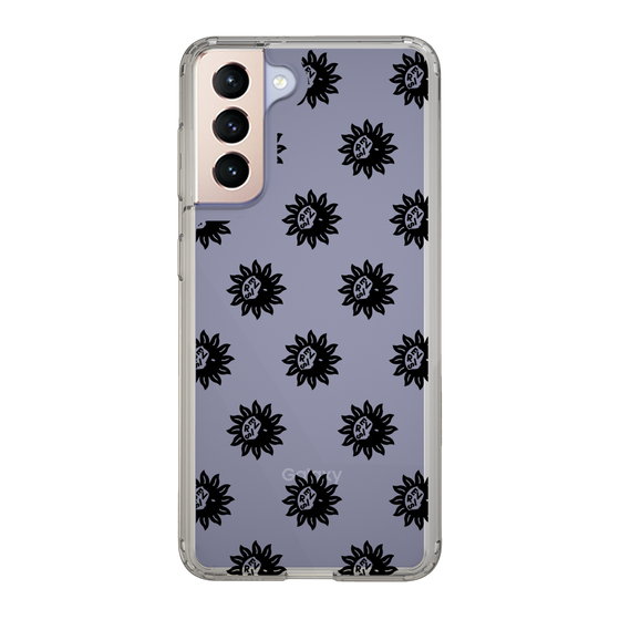 Slim Protection Case［ EVRIS - Sunny Motif - Black ］