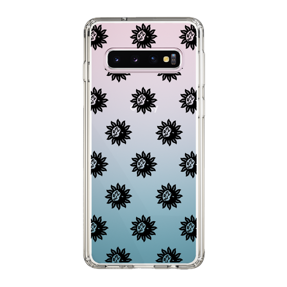 Slim Protection Case［ EVRIS - Sunny Motif - Black ］