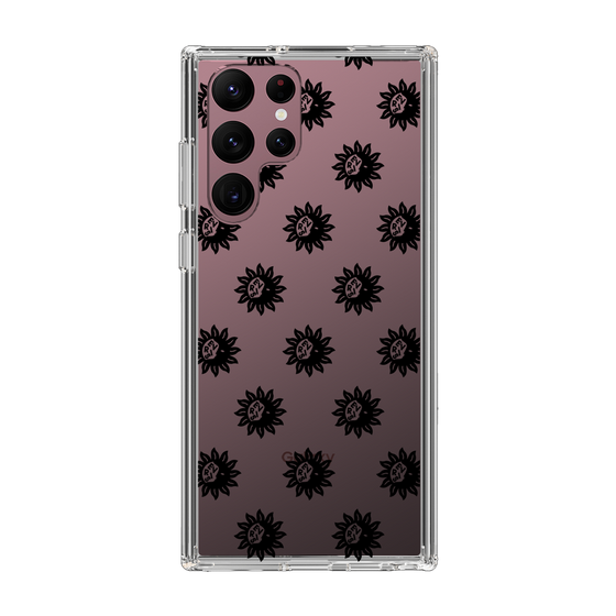 Slim Protection Case［ EVRIS - Sunny Motif - Black ］