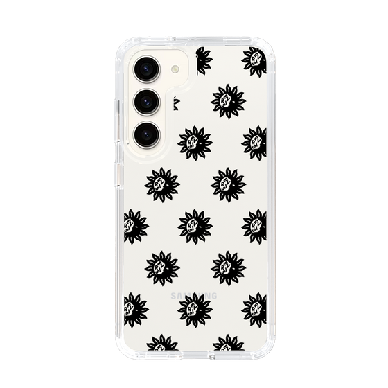 Slim Protection Case［ EVRIS - Sunny Motif - Black ］