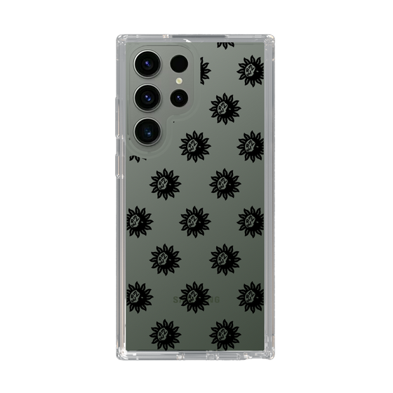 Slim Protection Case［ EVRIS - Sunny Motif - Black ］