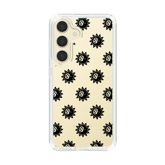 Slim Protection Case［ EVRIS - Sunny Motif - Black ］