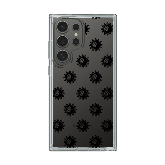 Slim Protection Case［ EVRIS - Sunny Motif - Black ］