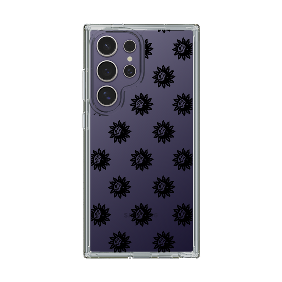 Slim Protection Case［ EVRIS - Sunny Motif - Black ］