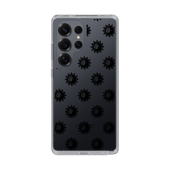 Slim Protection Case［ EVRIS - Sunny Motif - Black ］