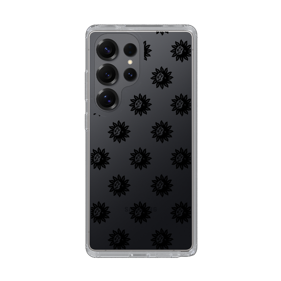 Slim Protection Case［ EVRIS - Sunny Motif - Black ］