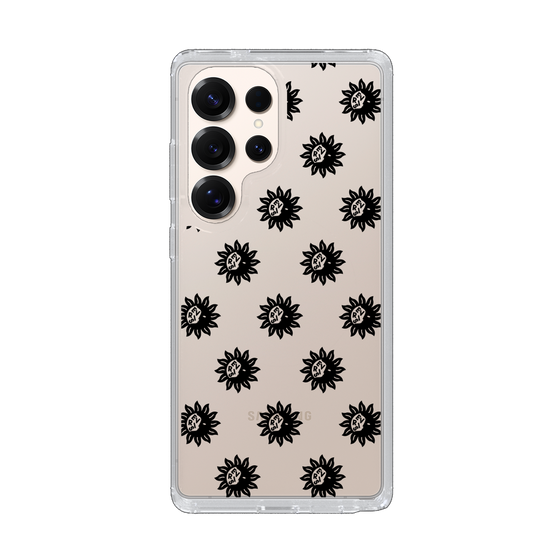 Slim Protection Case［ EVRIS - Sunny Motif - Black ］