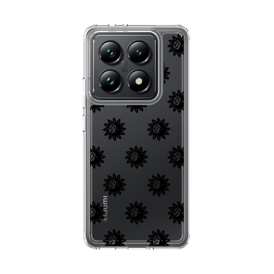 Slim Protection Case［ EVRIS - Sunny Motif - Black ］