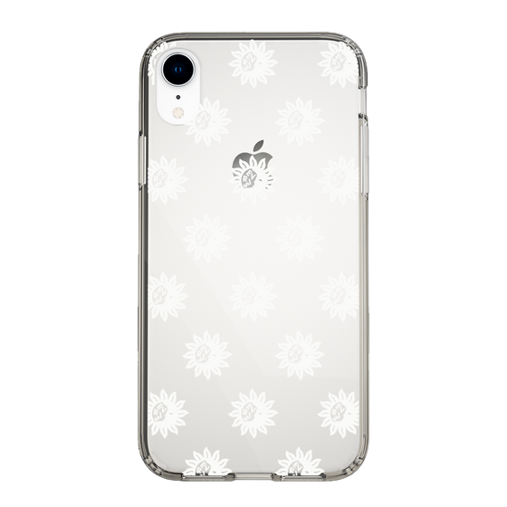 Slim Protection Case［ EVRIS - Sunny Motif - White ］