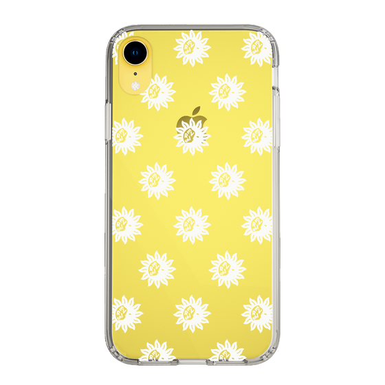 Slim Protection Case［ EVRIS - Sunny Motif - White ］