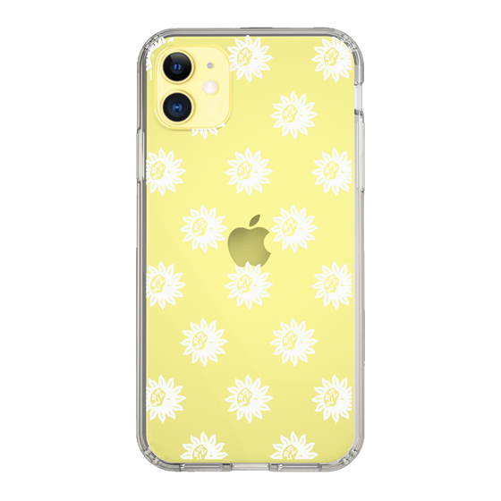 Slim Protection Case［ EVRIS - Sunny Motif - White ］