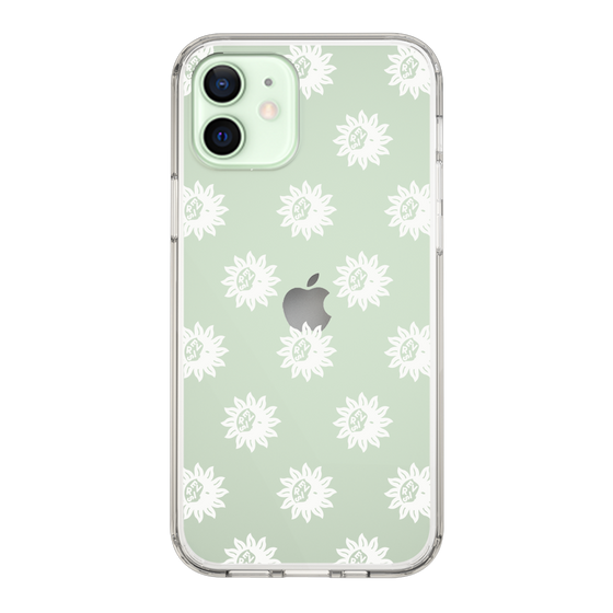 Slim Protection Case［ EVRIS - Sunny Motif - White ］