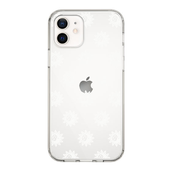 Slim Protection Case［ EVRIS - Sunny Motif - White ］