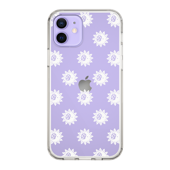 Slim Protection Case［ EVRIS - Sunny Motif - White ］