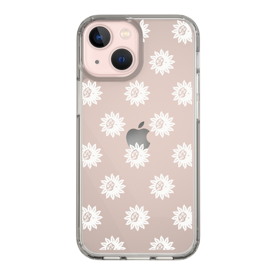 Slim Protection Case［ EVRIS - Sunny Motif - White ］