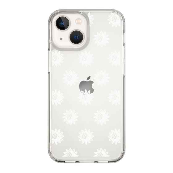 Slim Protection Case［ EVRIS - Sunny Motif - White ］