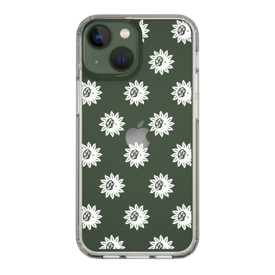 Slim Protection Case［ EVRIS - Sunny Motif - White ］