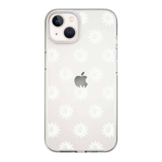 Slim Protection Case［ EVRIS - Sunny Motif - White ］