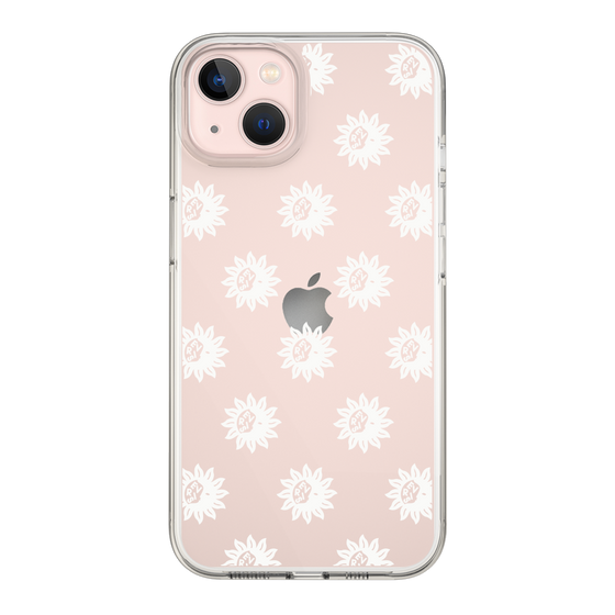 Slim Protection Case［ EVRIS - Sunny Motif - White ］