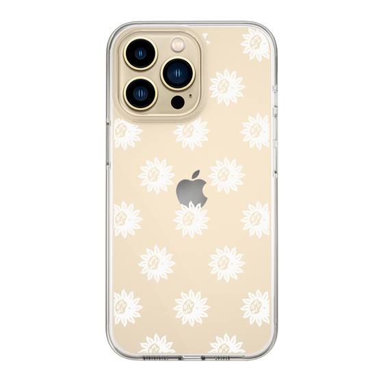 Slim Protection Case［ EVRIS - Sunny Motif - White ］