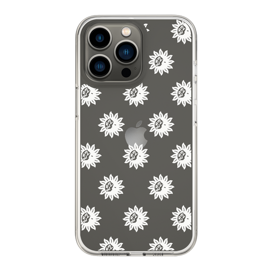 Slim Protection Case［ EVRIS - Sunny Motif - White ］