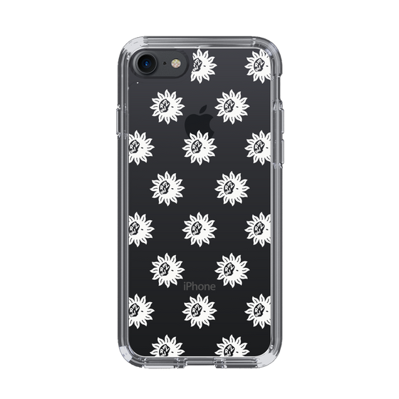 Slim Protection Case［ EVRIS - Sunny Motif - White ］
