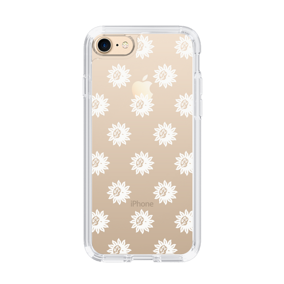Slim Protection Case［ EVRIS - Sunny Motif - White ］