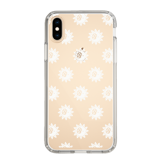 Slim Protection Case［ EVRIS - Sunny Motif - White ］