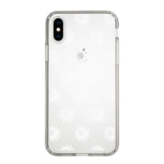 Slim Protection Case［ EVRIS - Sunny Motif - White ］
