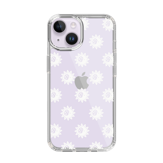 Slim Protection Case［ EVRIS - Sunny Motif - White ］