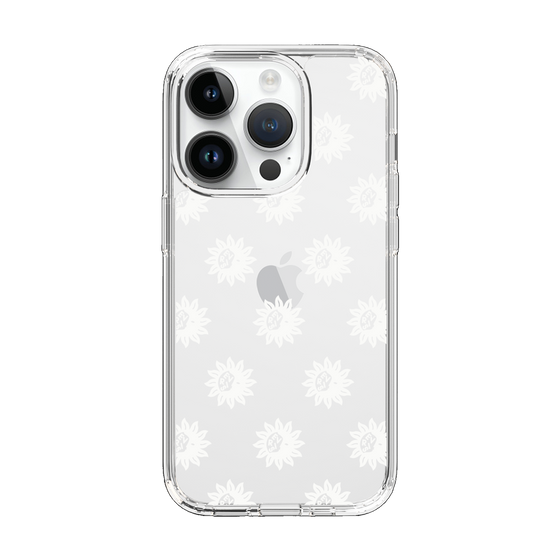 Slim Protection Case［ EVRIS - Sunny Motif - White ］