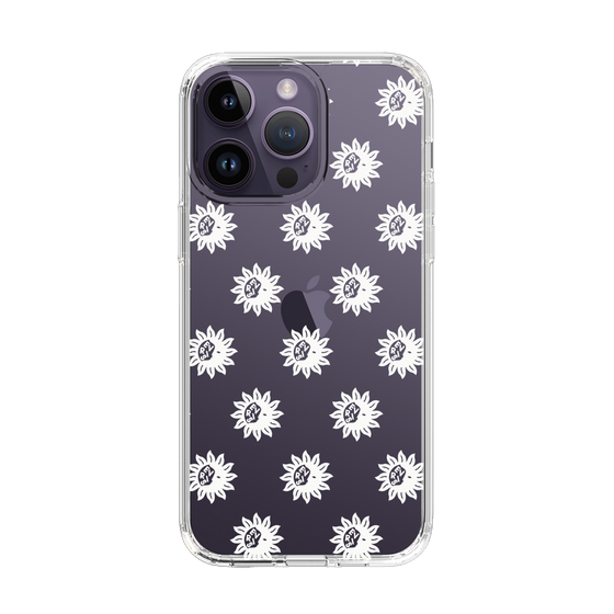 Slim Protection Case［ EVRIS - Sunny Motif - White ］