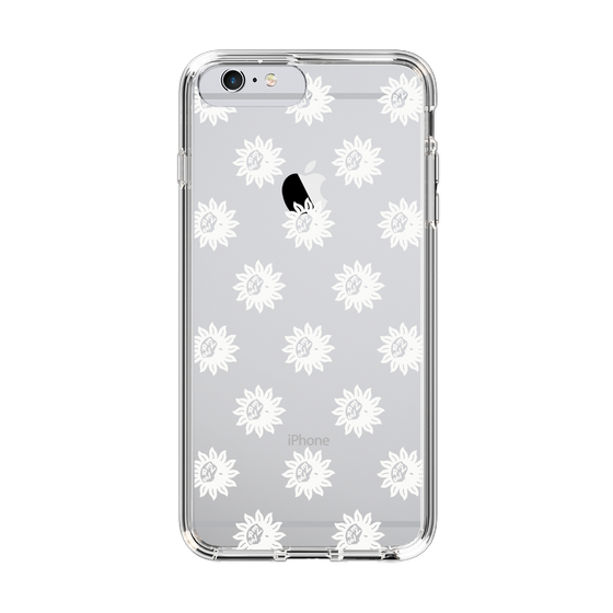 Slim Protection Case［ EVRIS - Sunny Motif - White ］