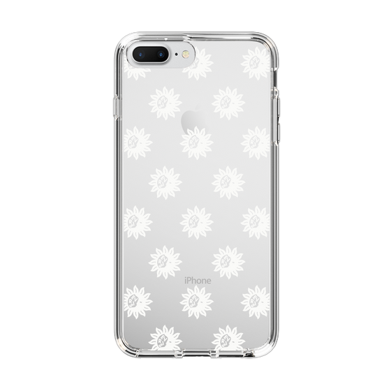 Slim Protection Case［ EVRIS - Sunny Motif - White ］