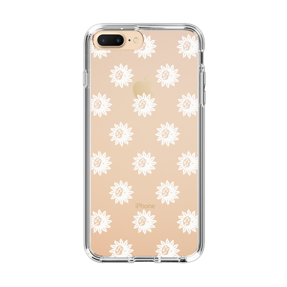 Slim Protection Case［ EVRIS - Sunny Motif - White ］