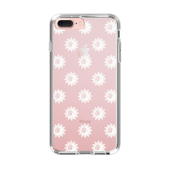 Slim Protection Case［ EVRIS - Sunny Motif - White ］