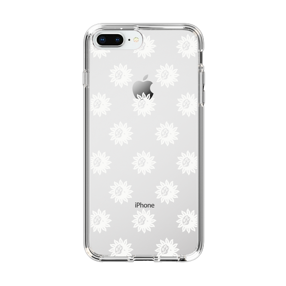 Slim Protection Case［ EVRIS - Sunny Motif - White ］