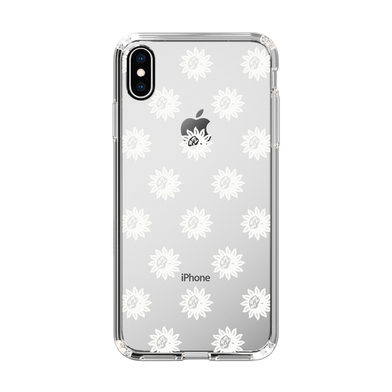 Slim Protection Case［ EVRIS - Sunny Motif - White ］