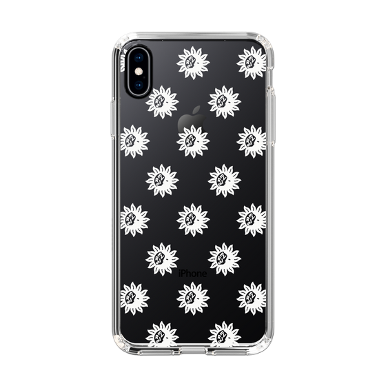 Slim Protection Case［ EVRIS - Sunny Motif - White ］