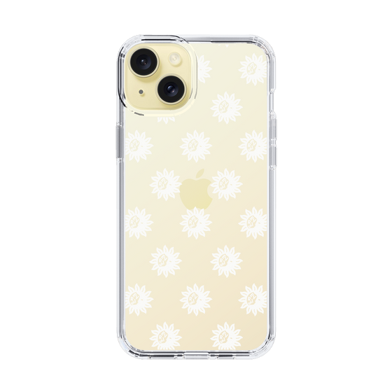 Slim Protection Case［ EVRIS - Sunny Motif - White ］