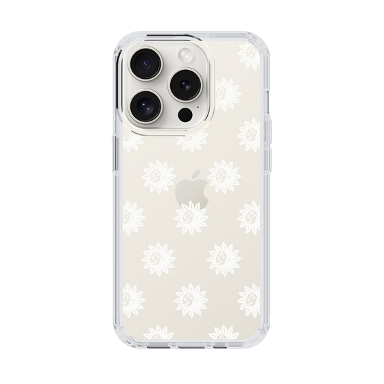 Slim Protection Case［ EVRIS - Sunny Motif - White ］