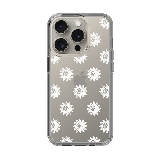 Slim Protection Case［ EVRIS - Sunny Motif - White ］