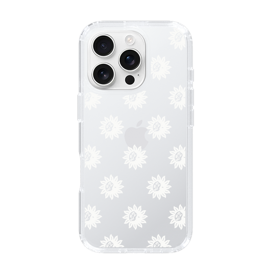 Slim Protection Case［ EVRIS - Sunny Motif - White ］