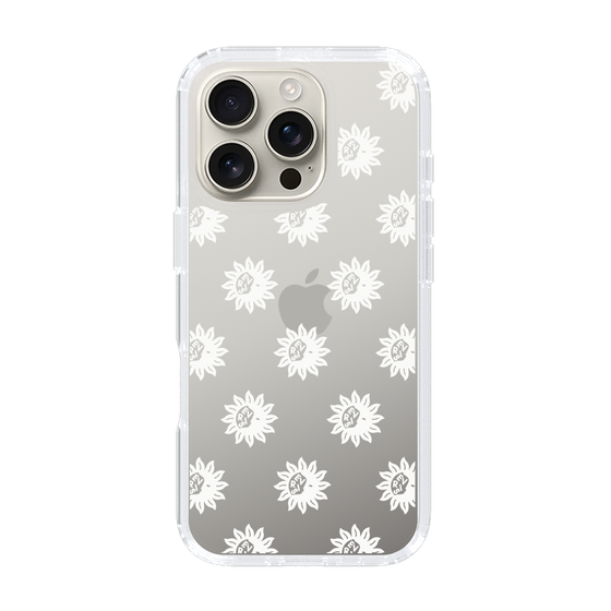 Slim Protection Case［ EVRIS - Sunny Motif - White ］