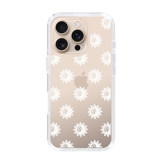 Slim Protection Case［ EVRIS - Sunny Motif - White ］